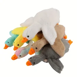 Cute Colorful Big Goose Soft Fluffy farcito peluche Cuddles Sleeping Partner per bambini e amici regali di compleanno per le vacanze