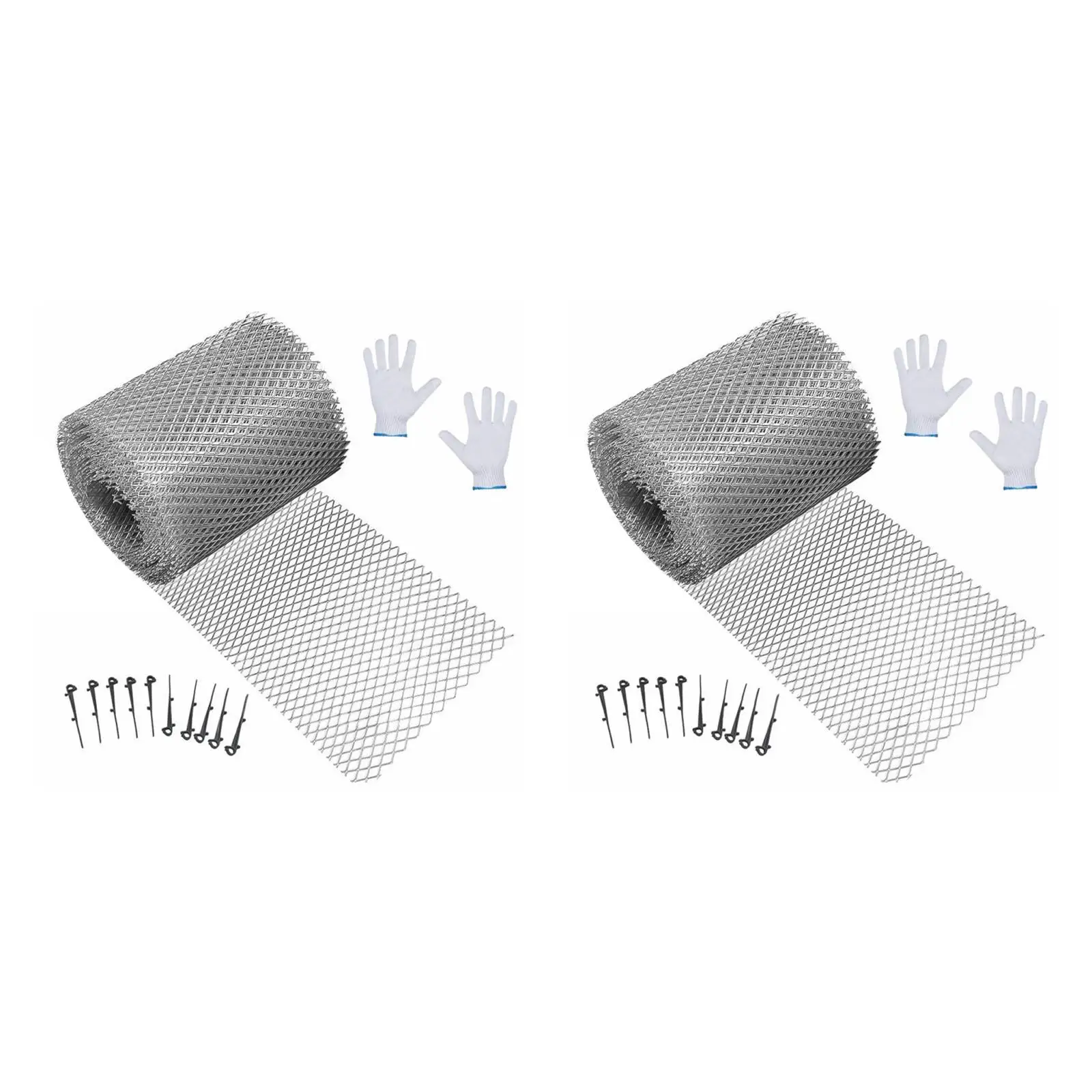 Gutter Guard 6M Anti Clogging Poultry Enclosure Gutter Downspout Protectors