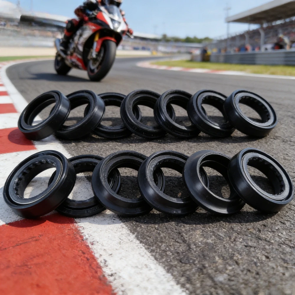 2/4/8/16pc 35x48x10.5 35 48 10.5 Front Fork Oil Seal Dust Cover For Honda CBX 1000 CBX1000 FMX 650 FMX650 Funmoto 644 2005-2007