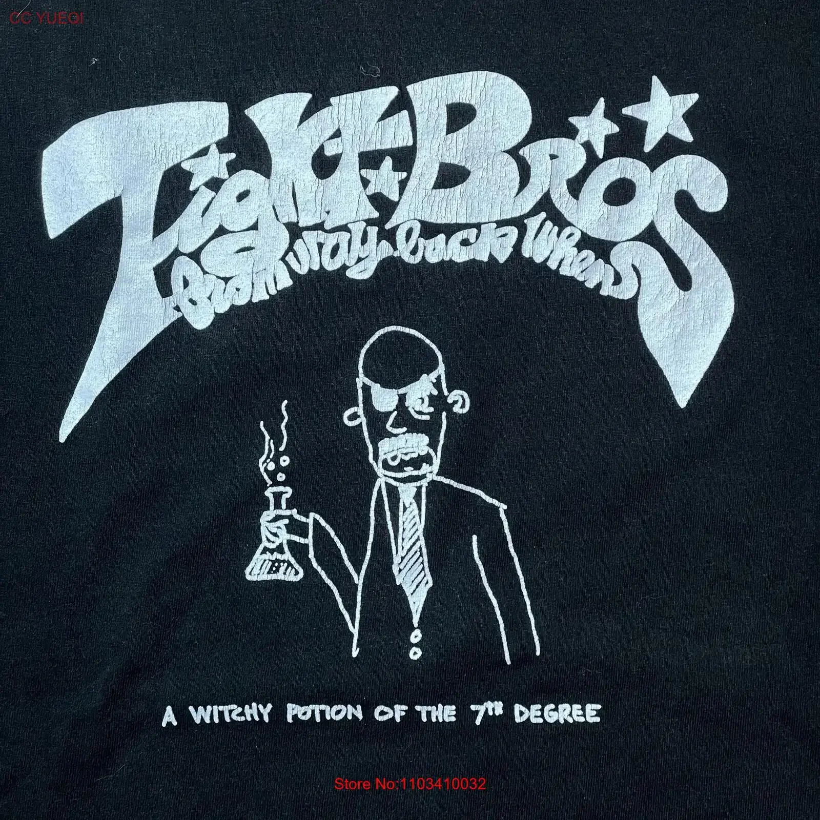 Винтажная футболка 90-х Tight Bros From Way Back When в стиле панк-метал, рок-группа, тур, карп, винтажная стираная уличная одежда, стильная унисекс