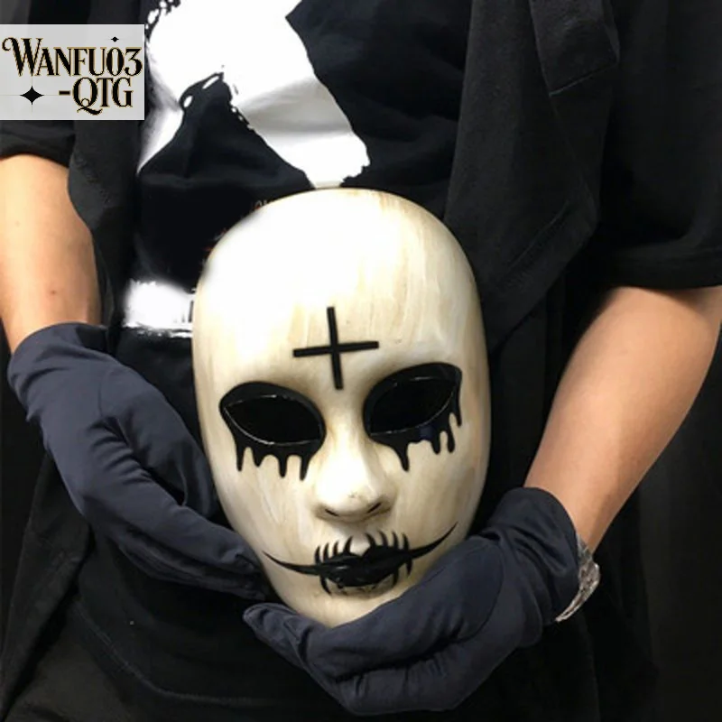 Party Anonyme Masken Halloween Film Thema Gesichtsmasken für Erwachsene Cosplay Film Kostüm Requisiten Maske Horror Maske Geschenk für Kinder