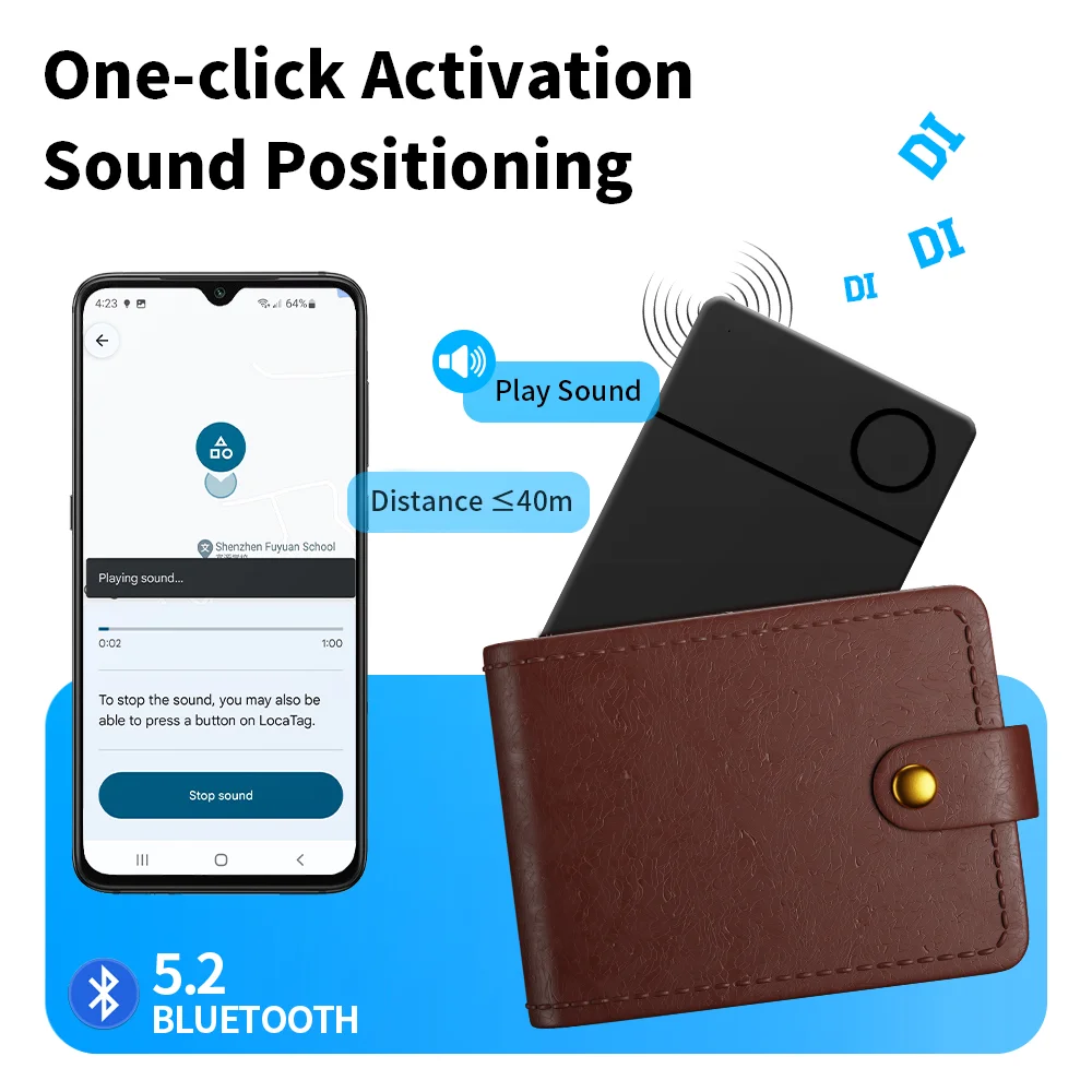 حقيبة مفاتيح مكتشف لمسافات طويلة لتحديد المواقع الصوتية لتطبيق Android Google's Find Hub العلامة الذكية لـ Pixel Vivo GMS #6