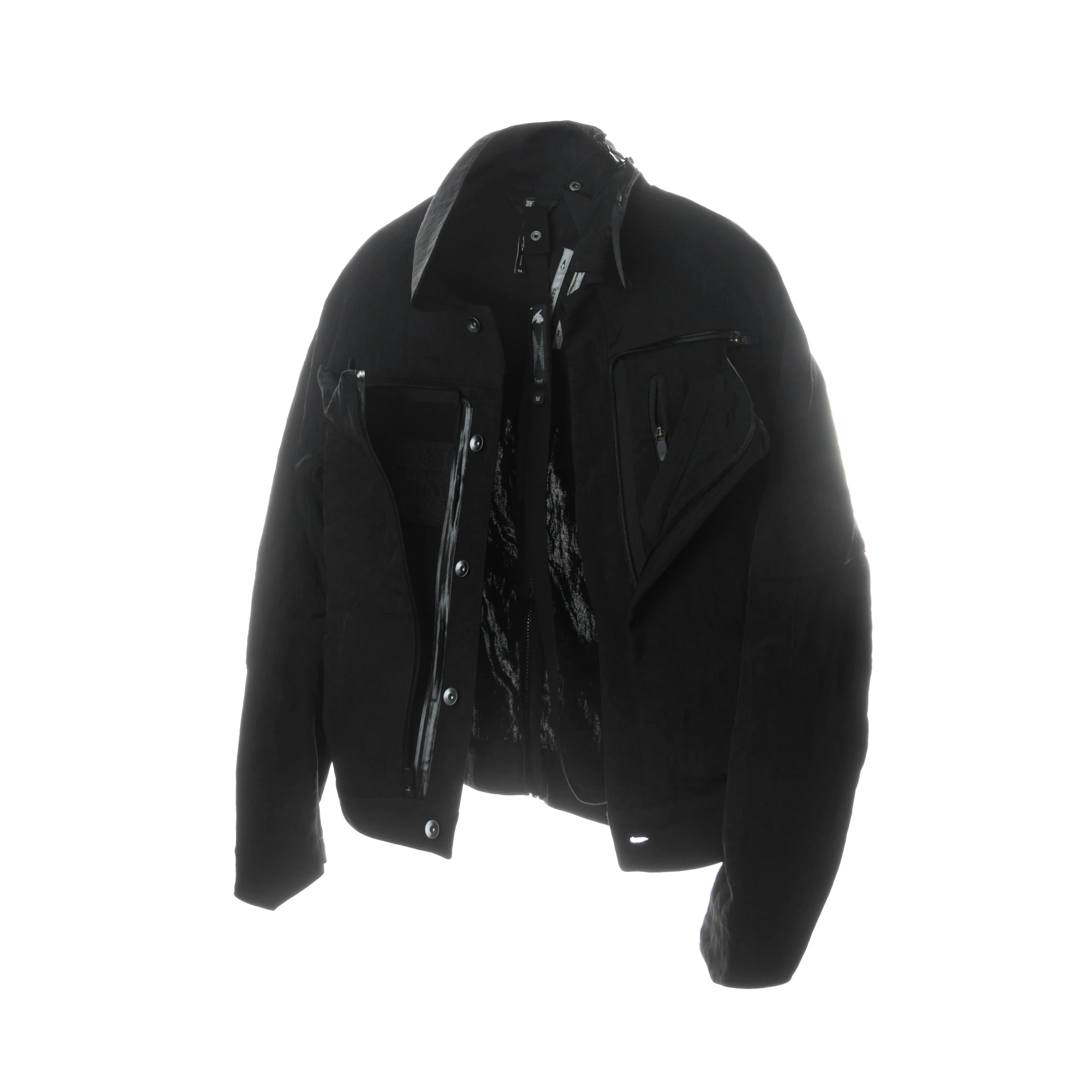 INCONSTANT 24AW J40-BK Avant-garde fashion Heavy denim Motorcycle Jackets Cropped jacket men amekaji