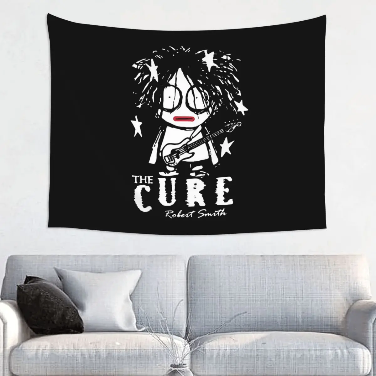 

Cute Robert Smith Tapestry Colorful Polyester Wall Hanging Home Decor Curtain Witchcraft Wall Tapestry