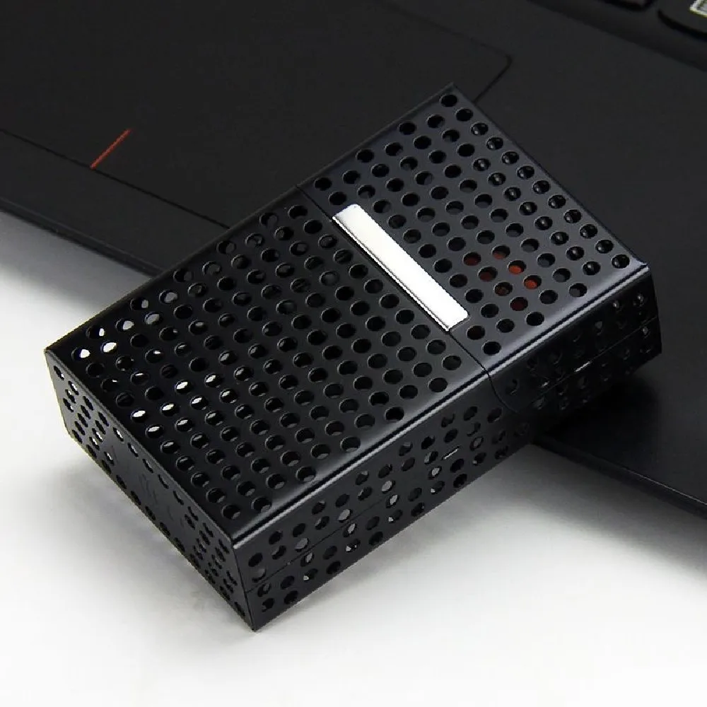 20 pieces of Raffles cigarette case hollowed out cigarette case ultra-thin aluminum alloy cigarette case