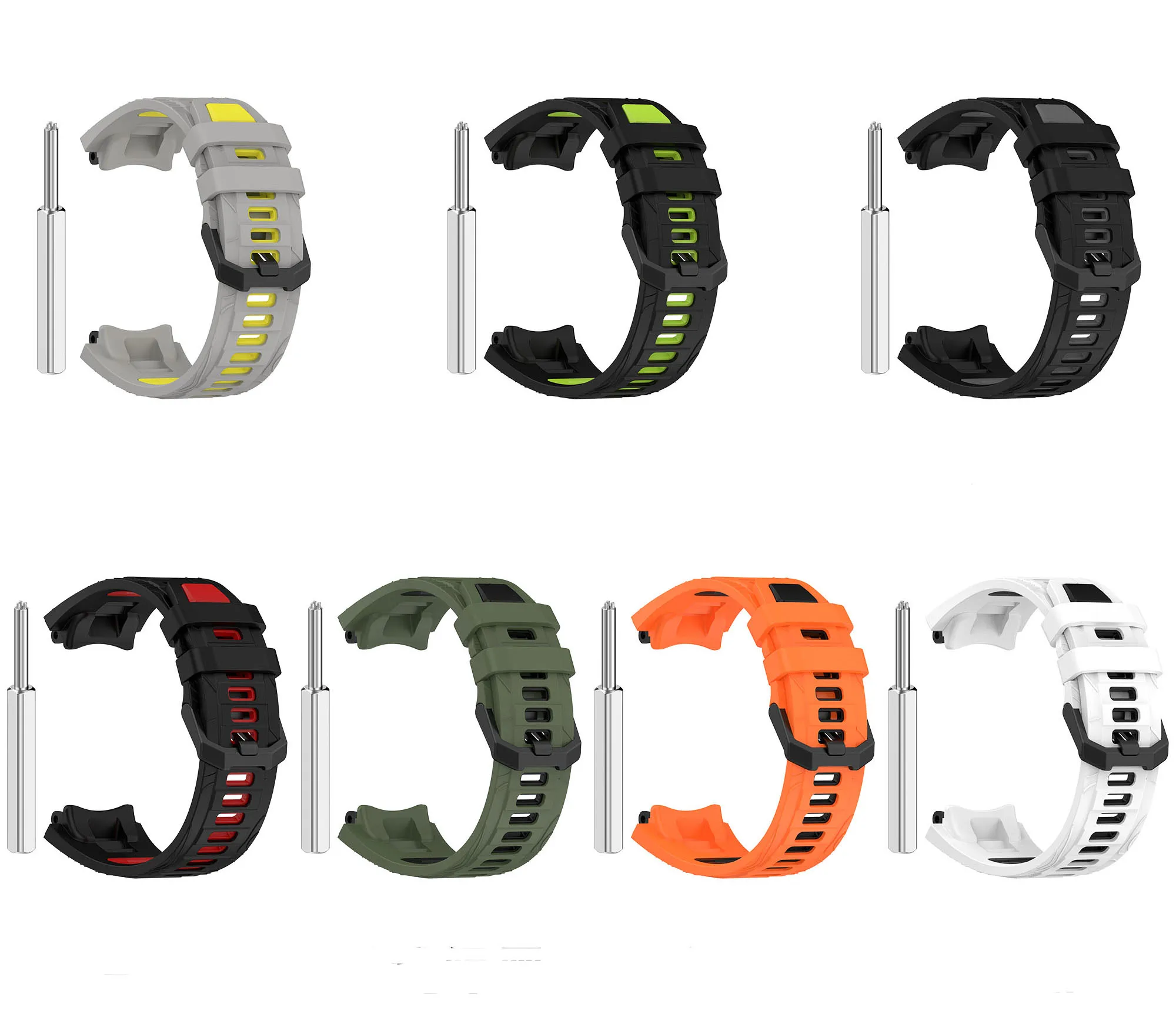 Silicone Strap For Amazfit T-REX 3 Smart Watch Sports Band Original Replacement Huami T Rex3 Bracelet Belt Accessories