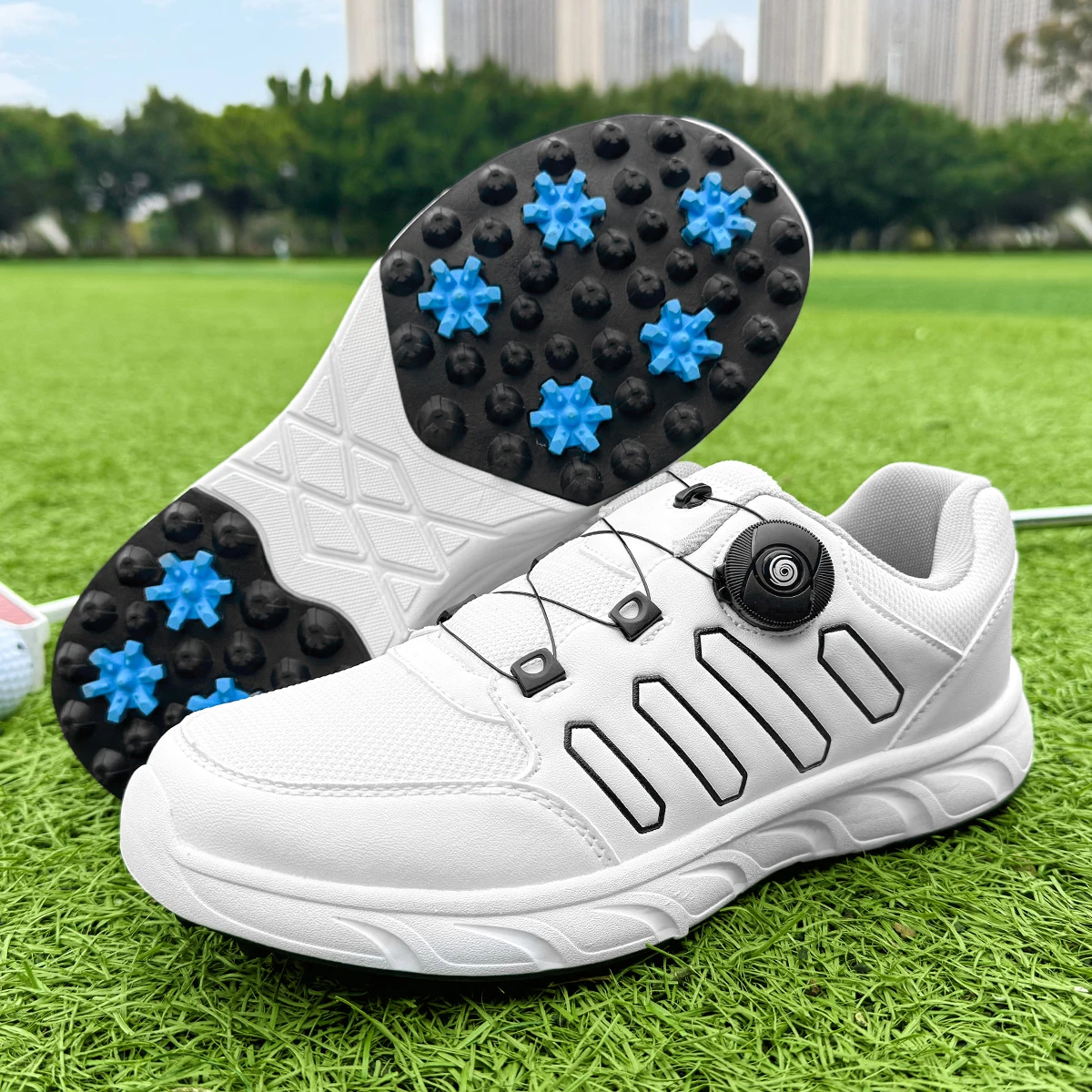 Men's daily golf shoes, anti slip and wear-resistant professional training shoes, lightweight and comfortable