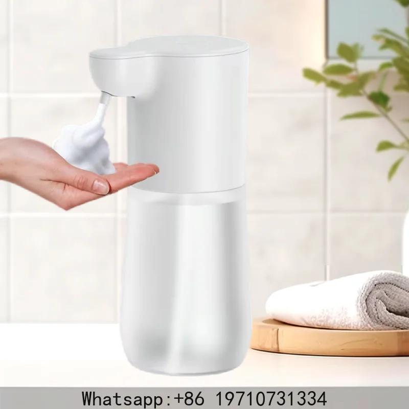 350ML Touchless Automatic Soap Foam Dispenser USB Rechargeable Foam Hand Washer Machine Bathroom Infrared Sensor Soap Dispenser
