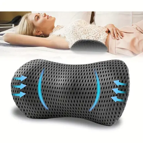 One Lumbar Support Cushion, a Waist Pillow Designed for Lower Back Relief,Comfortable Backrest for Office Chairs And Car Seats