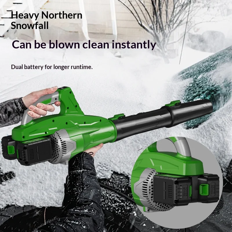 21v High Power Storm Industrial Grade Powerful Hair Dryer 42v Dual Battery Dust Leaf Blower Soplador Inalámbrico De AltaPotencia