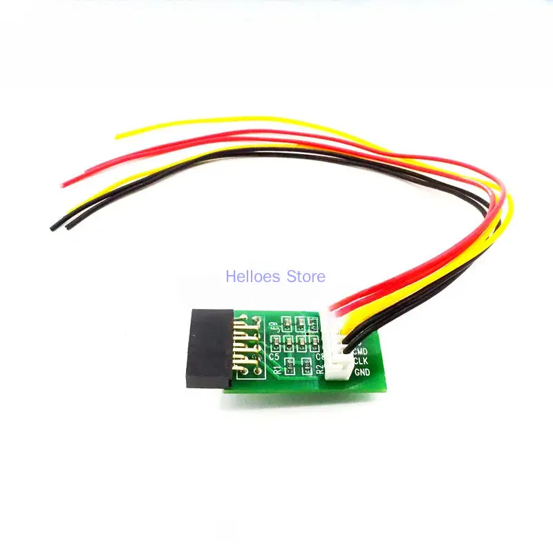 RT809H Programmer Non Detachable Reader ISP Flyline Card EMMC Test Burn Stand Download Adapter
