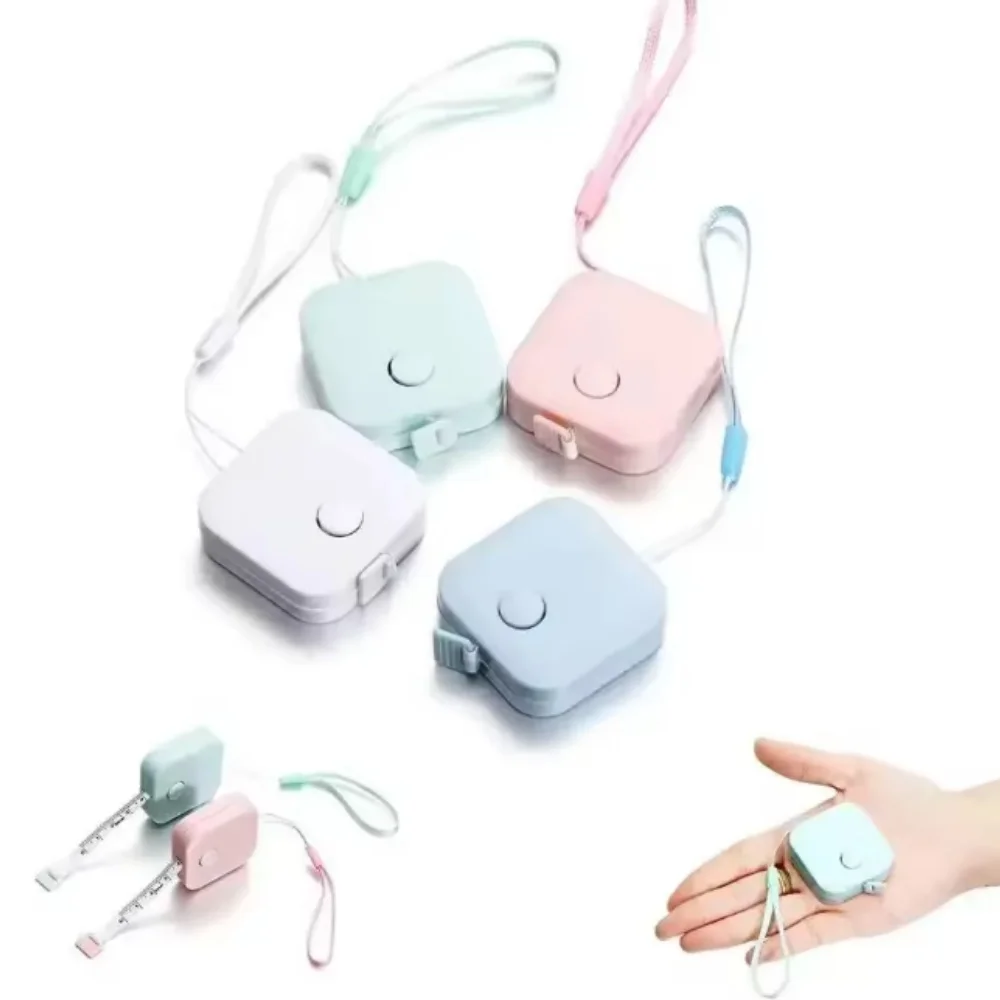 Fita métrica portátil de 1.5m, régua de medição de joias pequenas para perda de peso, medição corporal médica, medida de alfaiate, roupas, cintura