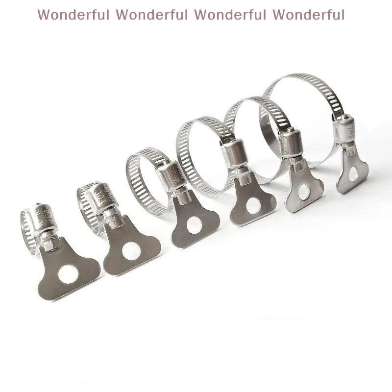 5Pcs Welding Useful Repair Tool Sealing Exhaust Handle Pipe Clip Stainless Steel Hose Clamps T Bolt