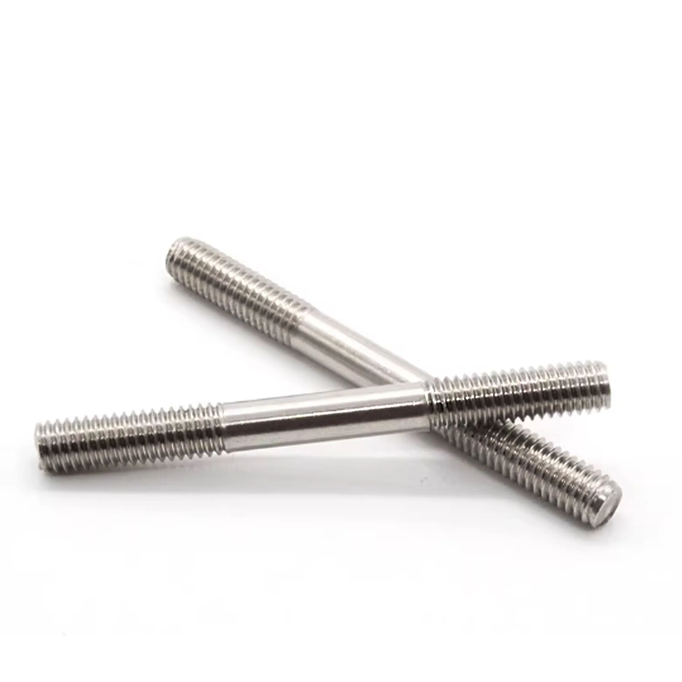 Threaded Stud Bolts M6 M8 M10 Double End - 304 Stainless Steel, Metric, 25mm–250mm Length M6 M8 M10 Double End Threaded Stud Bolts 304 Stainless Steel