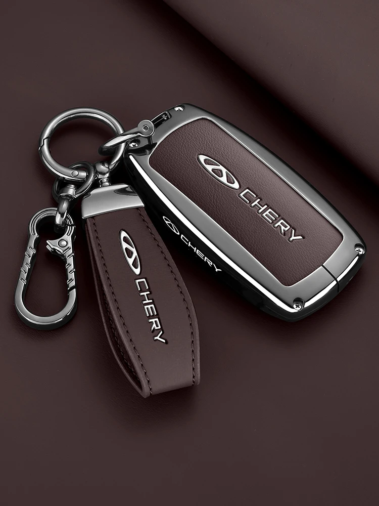 Autoschlüsselhülle für Chery Tiggo 7 8 Pro Max Schlüsselanhänger-Schutz aus Zinklegierung Tiggo 4 Pro 5X Stoßfest Arrizo 5 8 9 Autozubehör – Detail 5