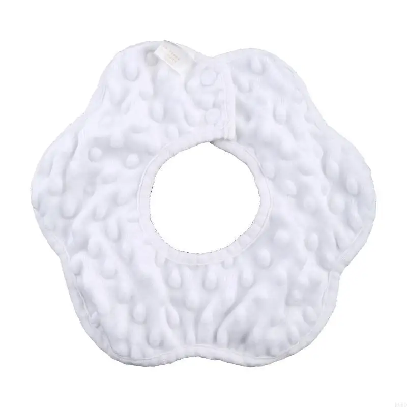R66D 360 Degree Rotation Burp Cloth Color Baby Flower Feeding Bib Saliva Towel