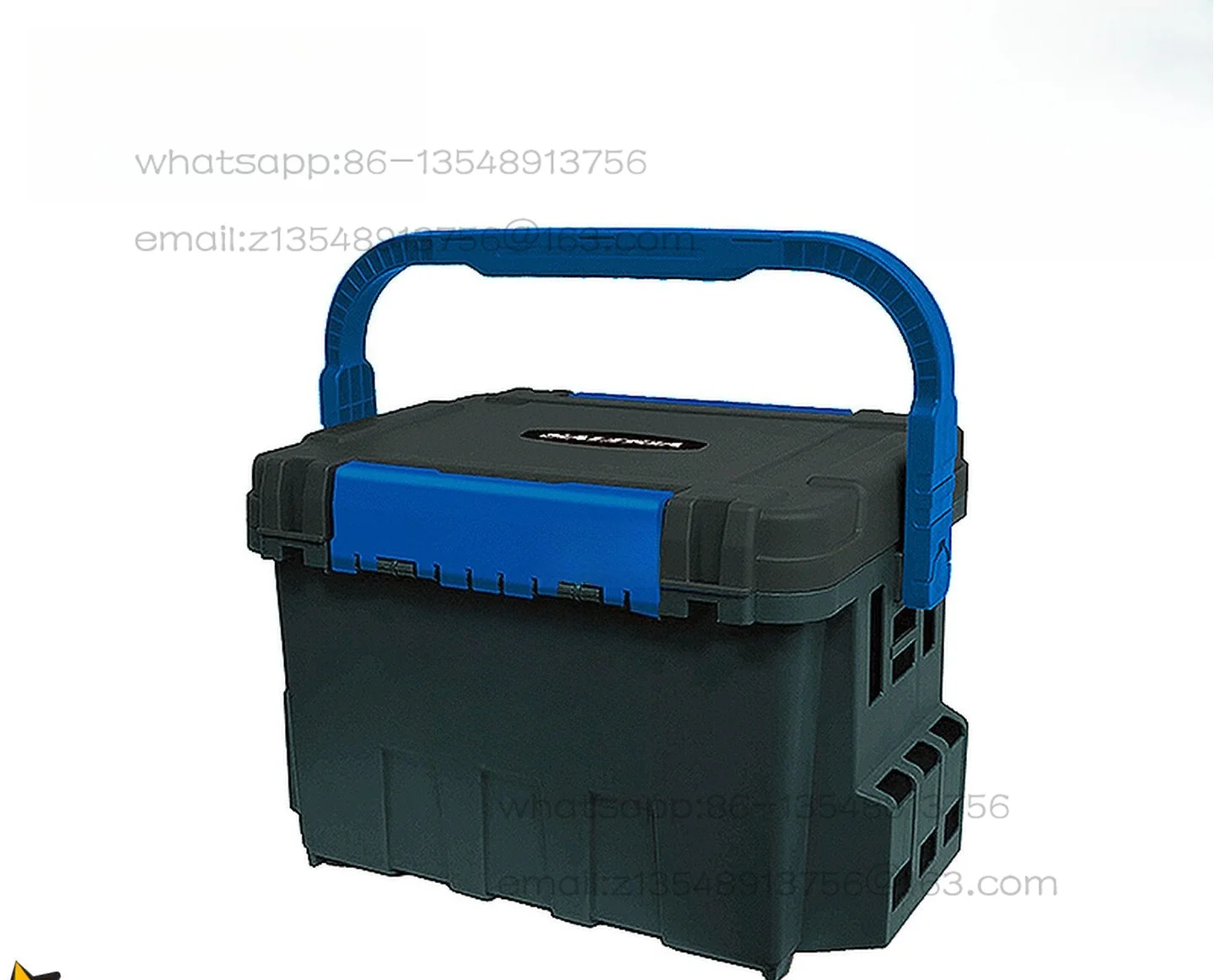Multifunctional boat fishing toolbox Mirror tooth, red tooth toolbox boat fishing box  gear box TB fishing box