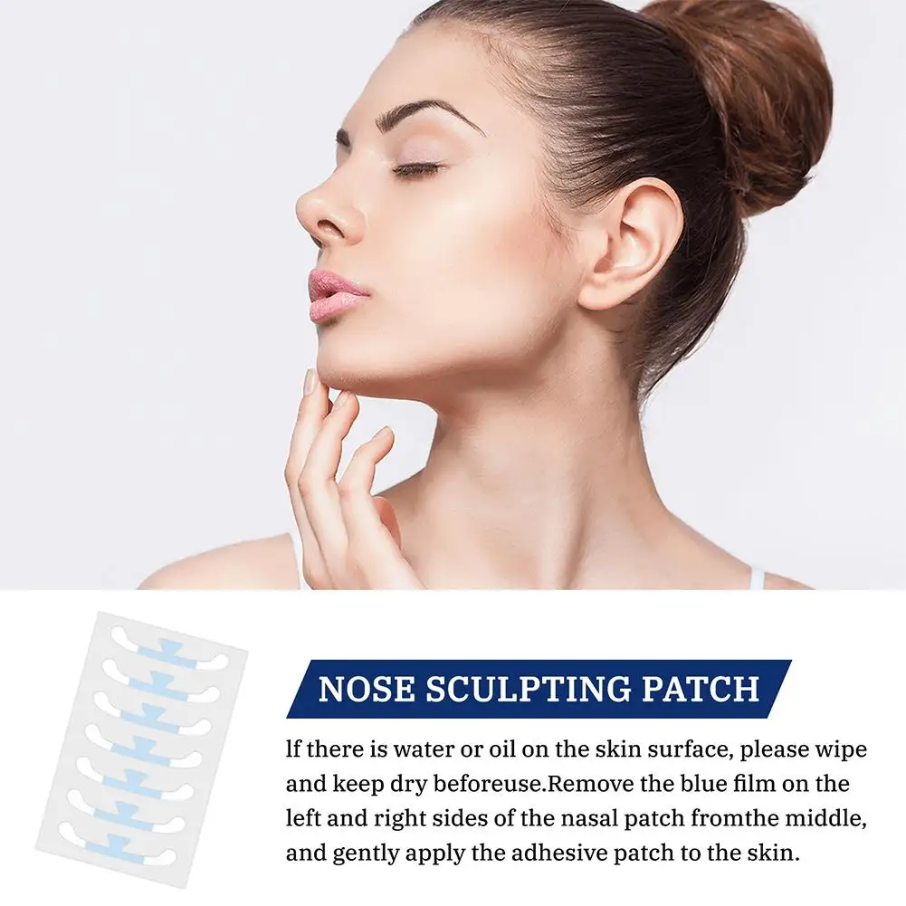 42pcs Shrinking Nose Wing Stickers Cosplay Special Nose Shrink Beauty Invisible Nose Shrink Patch Strips Nose Shaper Lifting