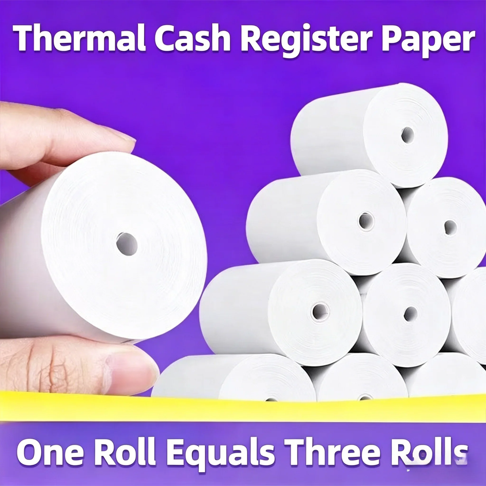Thermal Paper Rolls 80x60 Cash Register Receipt Paper Supermarket Restaurant Takeaway Shop Universal Printing Paper For Printer