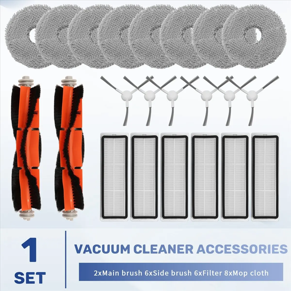 

A20M для робота-пылесоса S10 +/S10 Plus, аксессуары, фильтр Hepa, швабра, тряпка, запасные части