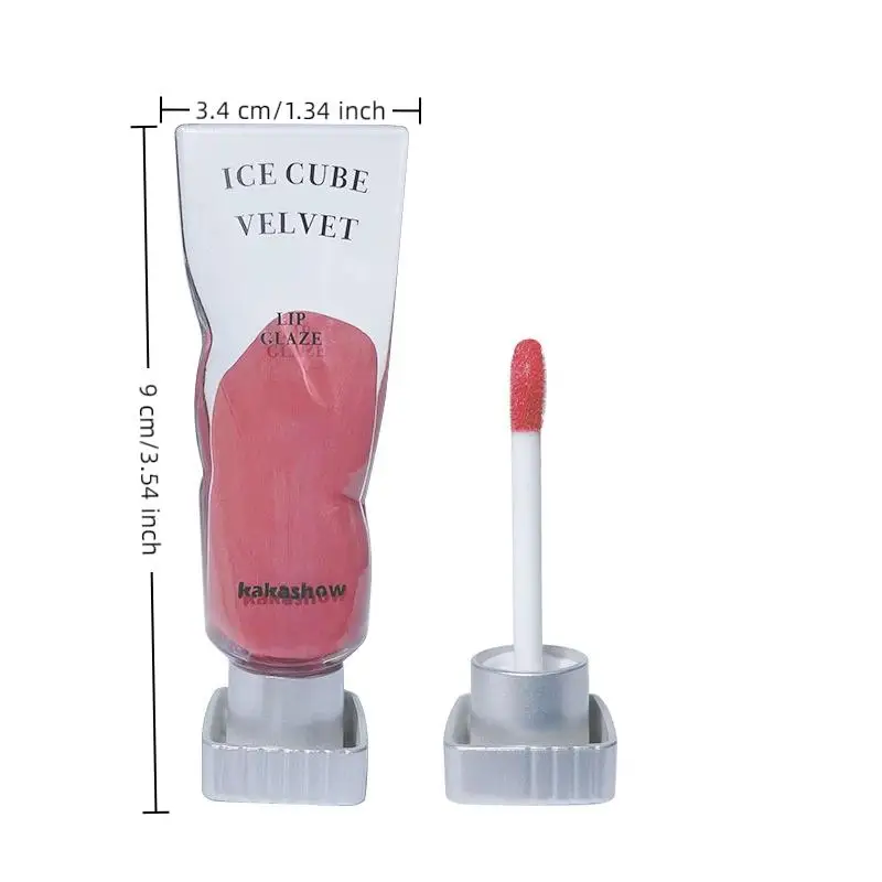 Lce Crystal Matte Lipgloss Lipstick Langdurige Hydraterende Glans Make-up Voor Cadeau Make-up Producten Lipverzorging