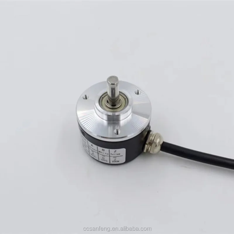 Albero solido 40 mm Diametro esterno 6 mm Diametro interno 2500ppr 5 V Codificatore rotativo con uscita driver di linea