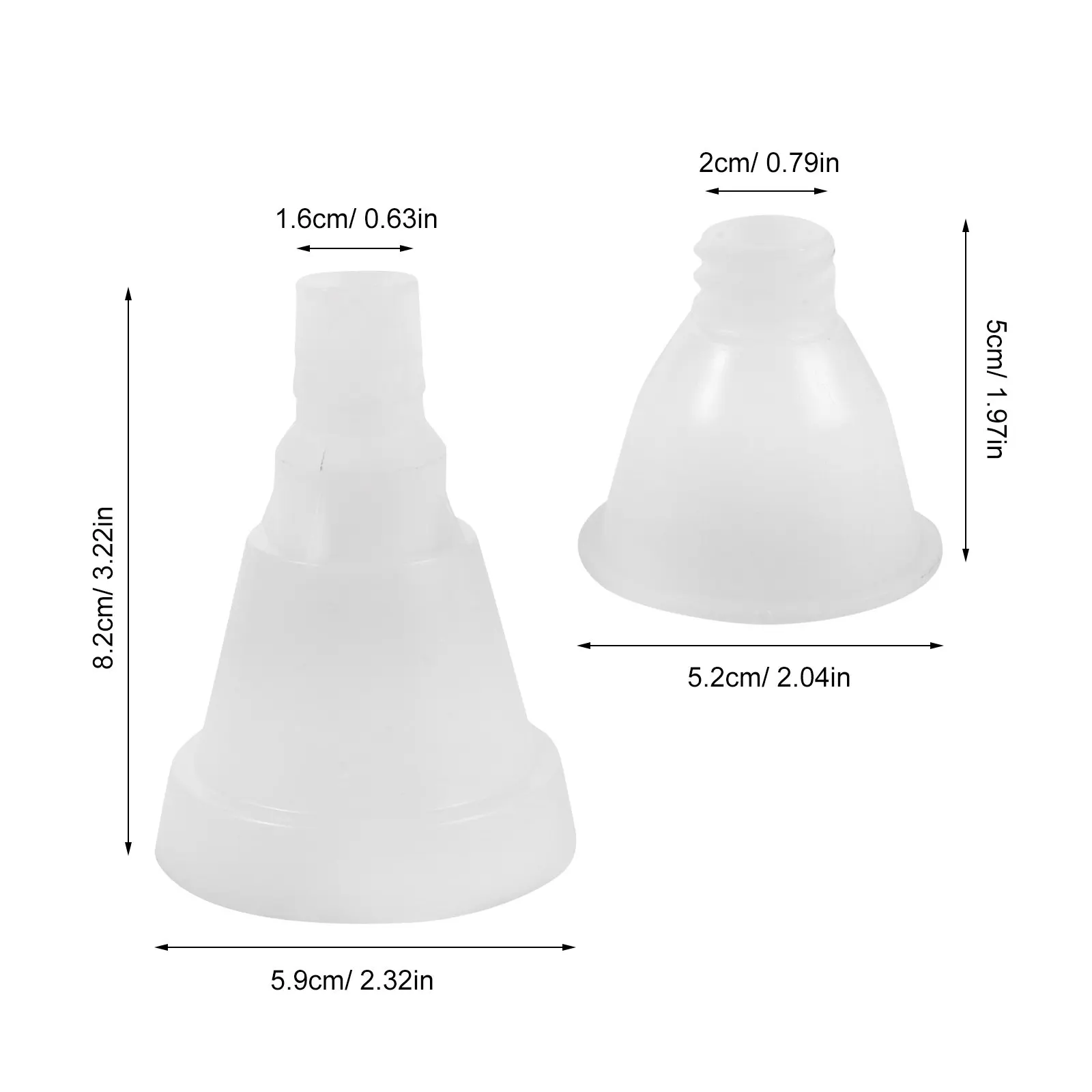 2Set Dustproof Waterproof Drilling Water Collection Funnel for Ac Installation Wall Hole Drilling Air Conditioner Drainage