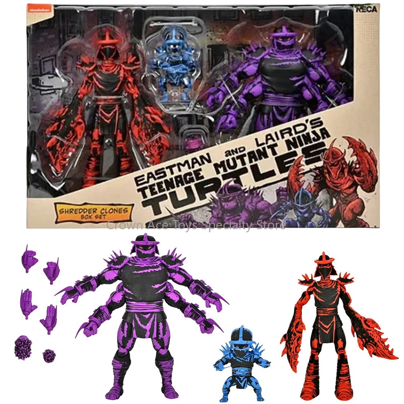 

Teenage Mutant Ninja Turtles Mirage Comics Boxed Multi-Pack Shredder Clone Action Figures Trendy Collectible Toys Holiday Gifts