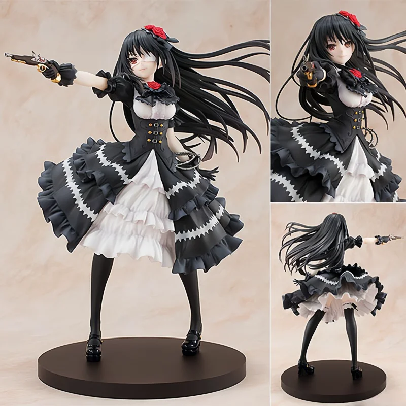 

Dudate A Live Anime Figurines Tokisaki Kurumi Yoshino Itsuka Shido Yatogami Tohka Wedding Dress Various Style Model Ornament Toy