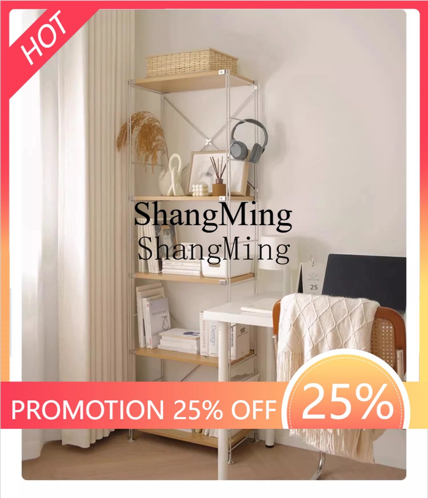 

FGgood-looking Kitchen Floor Shelf Storage Shelf Integrated Cabinet Multi-layer Shelf Storage