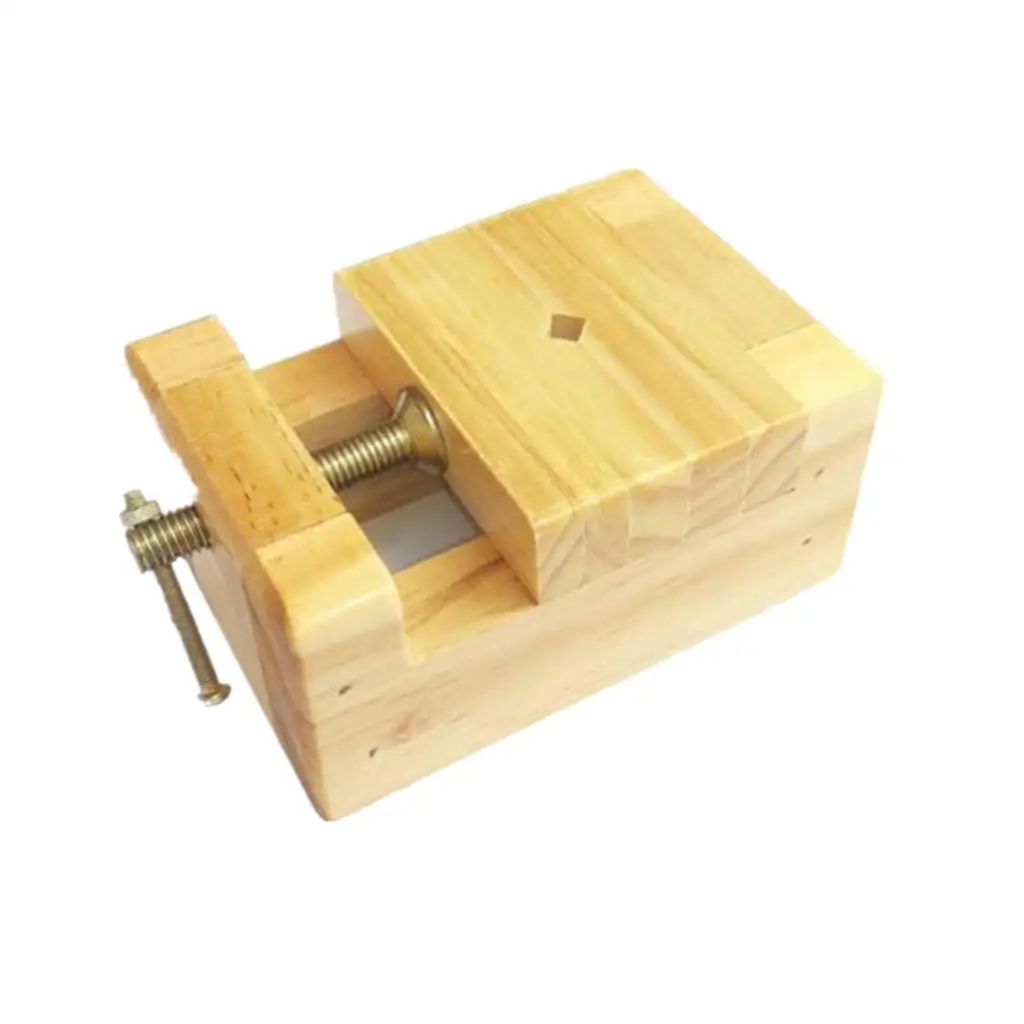 Mini Bench Clamp Drill Press Wooden Stamp Fixed Tool Carving Accessory for Stone Seal Making Crafts