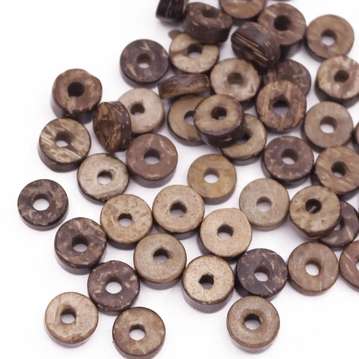 100 Pcs 8Mm Brown B… - image