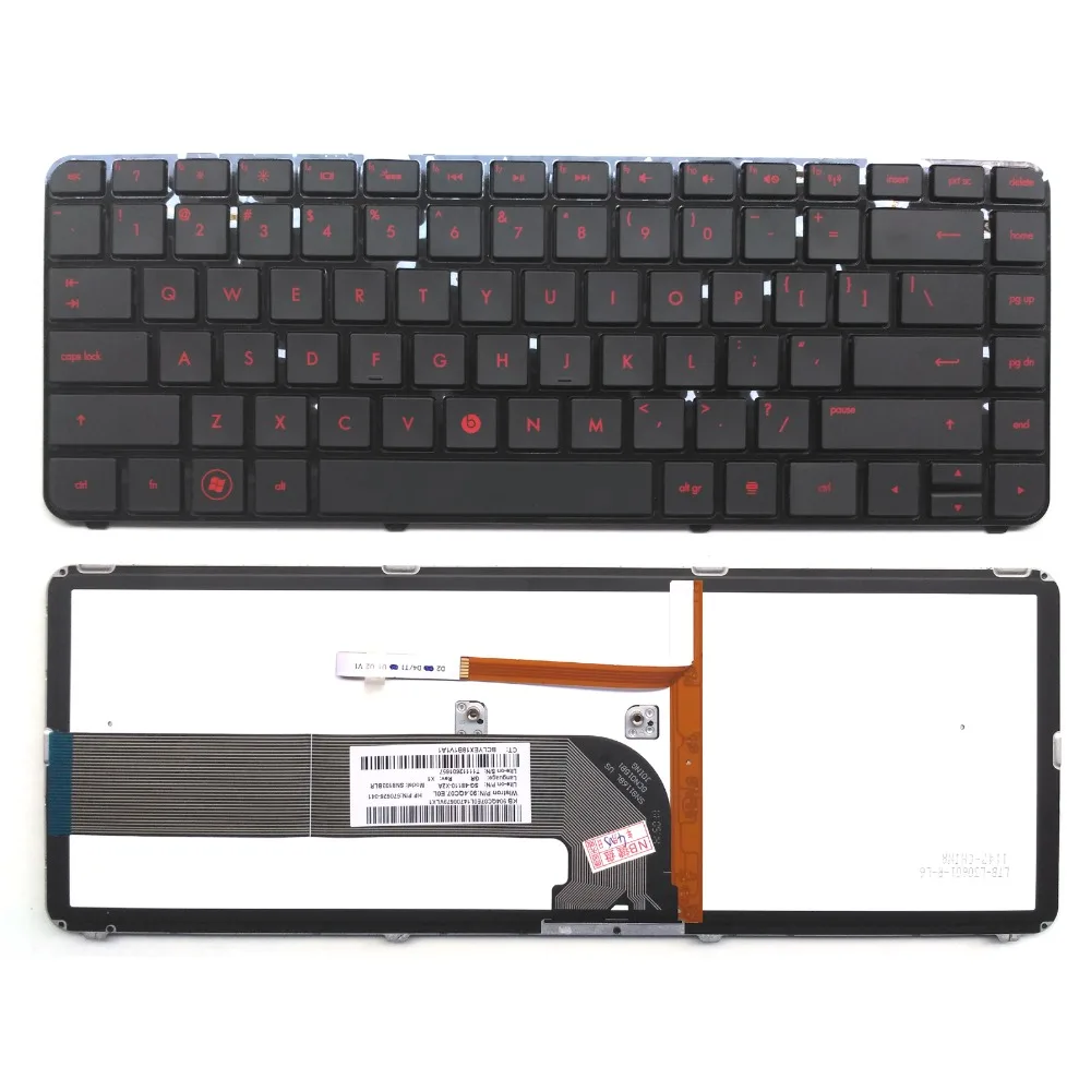New US Laptop Keyboard for HP Pavilion DM4-3000 DM4-3100 DM4-3200 DM4T-3000 Series With Backlit