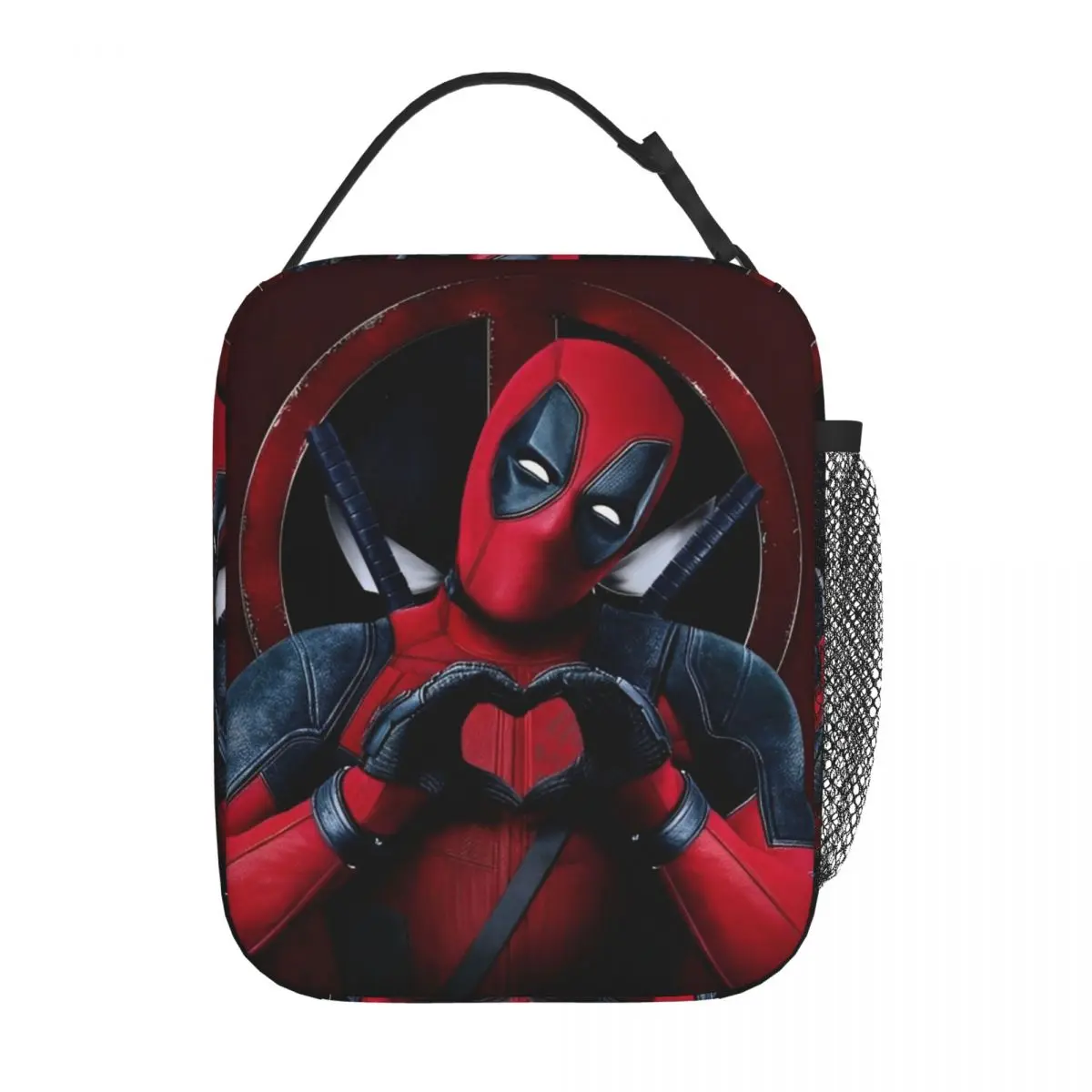 Deadpools Heroes Borse per il pranzo isolate Contenitore per il pranzo ad alta capacità Borsa termica Tote Lunch Box Borse per la conservazione degli alimenti all'aperto da spiaggia