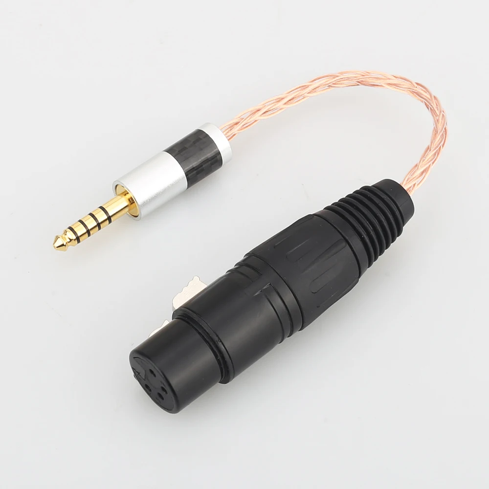 Wysokiej jakości 4.4mm zrównoważony męski do 4-pinowego XLR żeński zbalansowany kabel Adapter Audio TRS