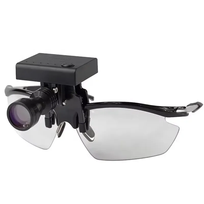 Modern Medical Wireless LED Loupe Light, Rechargeable Headlamp for Dentists and Medical Professionals, Hands-Free