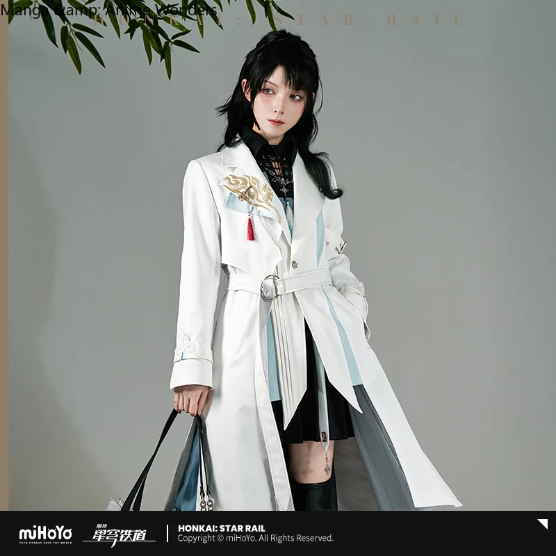 

Presale Official MiHoYo Original Genshin Impact feixiao Theme Impression Long coat Cosplay trench coat Halloween Gifts New