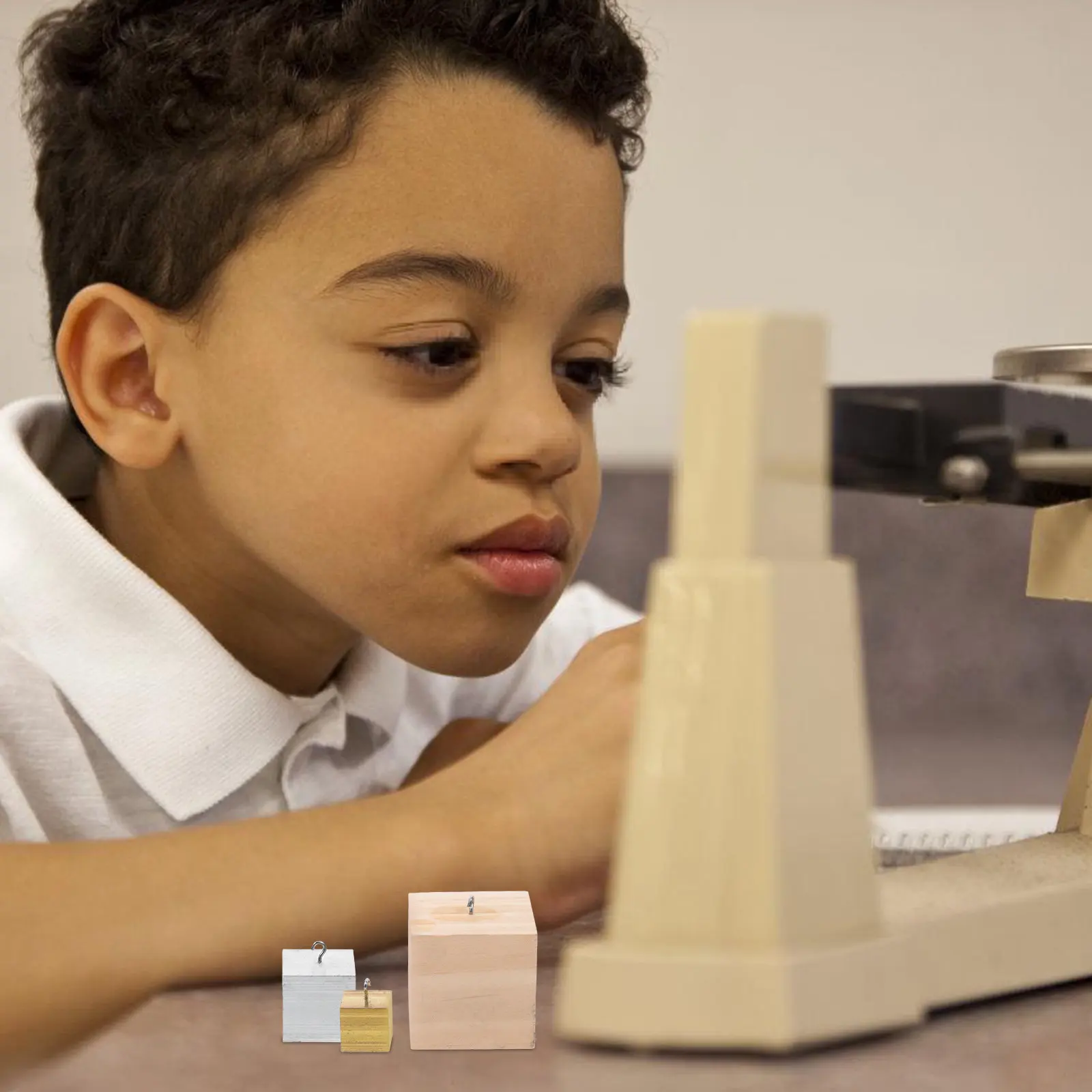 

5Pcs Square Density Cubes Set Metal Wood Materials for Educational Demonstrations Students Experiment Supply Equipment
