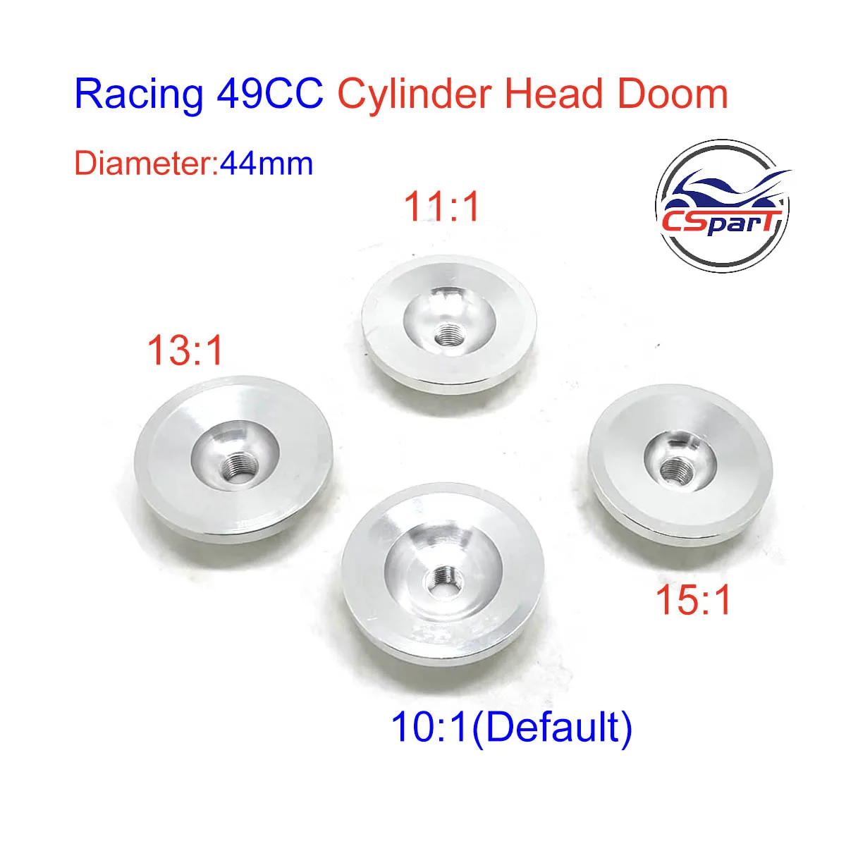 HP Compression 10 11 13 15 Cylinder Head Doom dla 47CC 49CC Mini Moto Quad ATV Dirt Pit Bike Parts