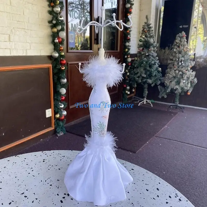 HX6F Jewelry Display Stand High-Heeled Shoes Model Earring Rings Display Organizers