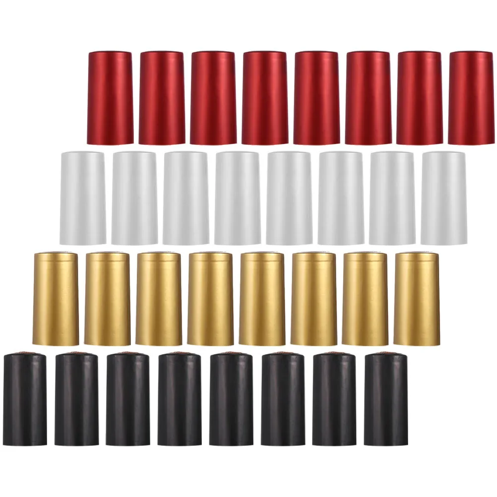 200 قطعة قبعات الختم الانكماش الحراري غطاء زجاجة النبيذ مرنة تناسب 33 مللي متر فتحات النبيذ اكسسوارات قبعات الانكماش الحراري #3