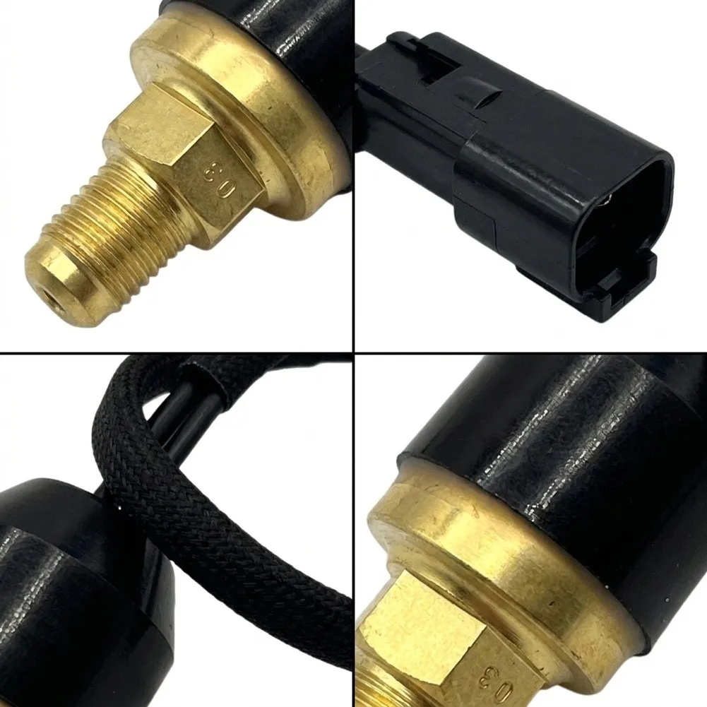 Pressure Switch 309-5769 4332040 For Crane For Excavator Machinery Parts Hydraulic For System Sensor Black ABS Material