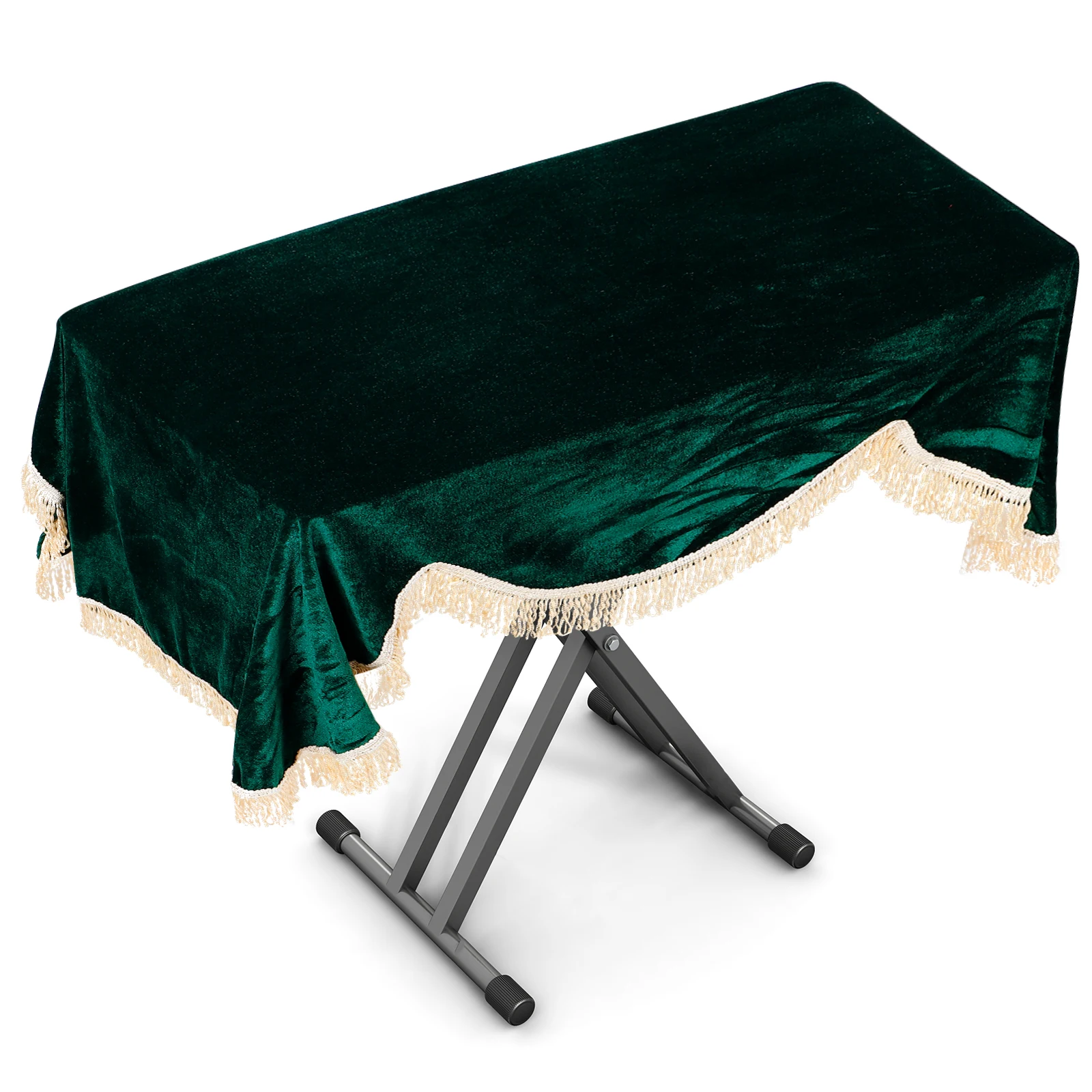 

Electronic Organ Cover Cat Keyboard Elastic Lock Computer Desktop Electric Piano Cloth Fit Digital Dark Blue