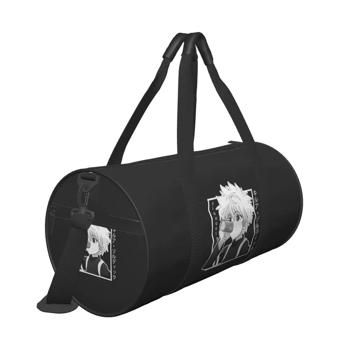 The Hunters X Gon And Killua Japan Anime (4) Gym Bag Outdoor Sports Bags Large Training Custom Handbag Funny Fitness Bag For Men