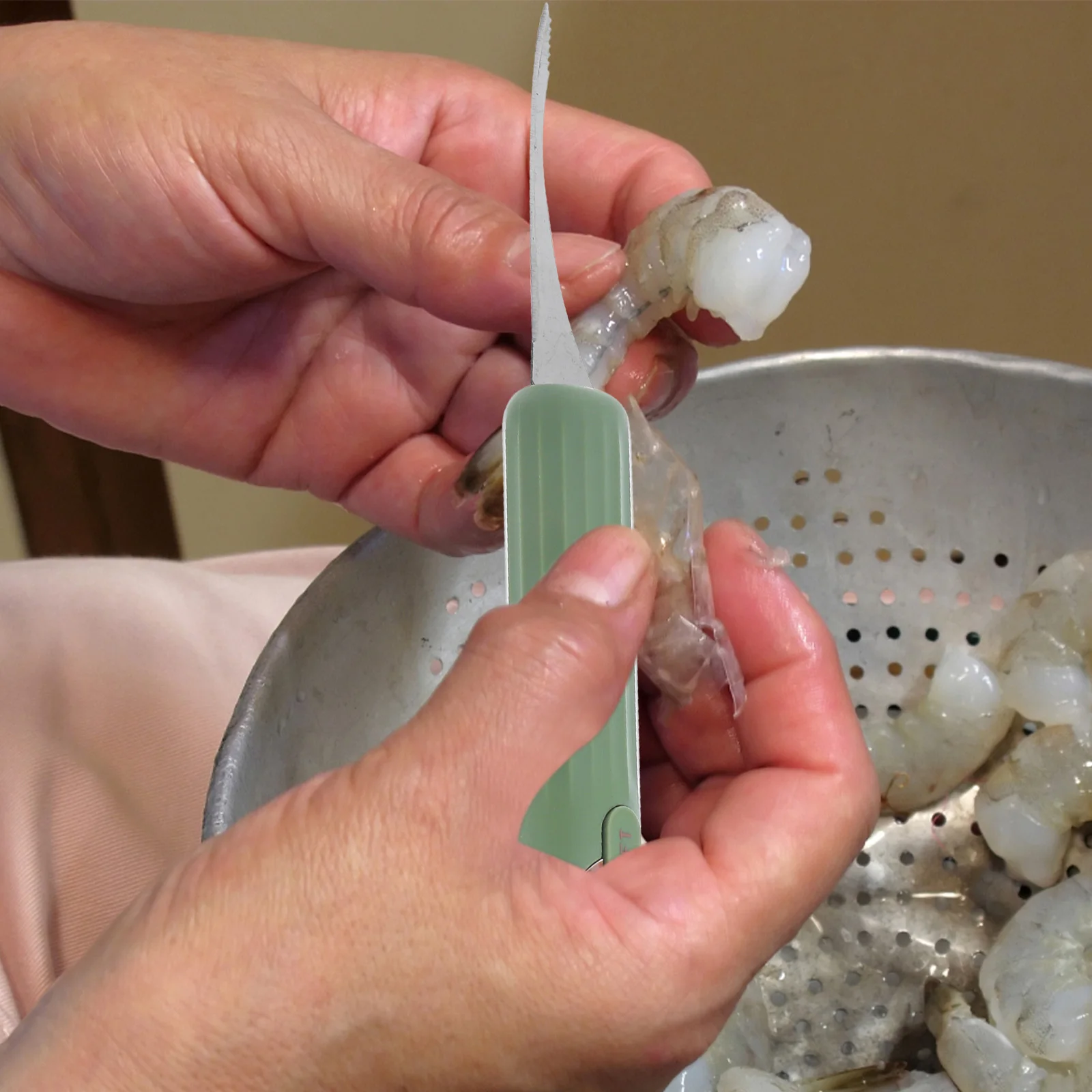 Shrimp Deveiner Tool Stainless Steel Dual Use Peeler Kitchen Accessory Fast Efficient Seafood Prep Gadget Home Supply Fish Tool