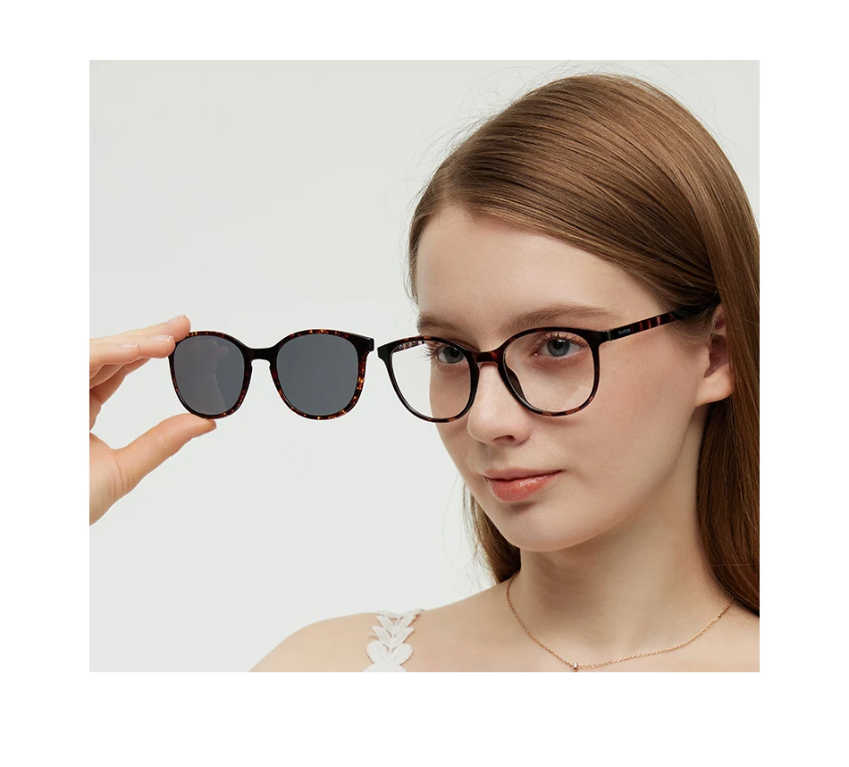 RS008 Ultraleichte Sonnenbrille Für Unisex Frauen Brillen Rahmen Mit Polarisierten Magnet Clip Auf Sonnenbrille Weibliche Uv400 Oculos De – Detail 7