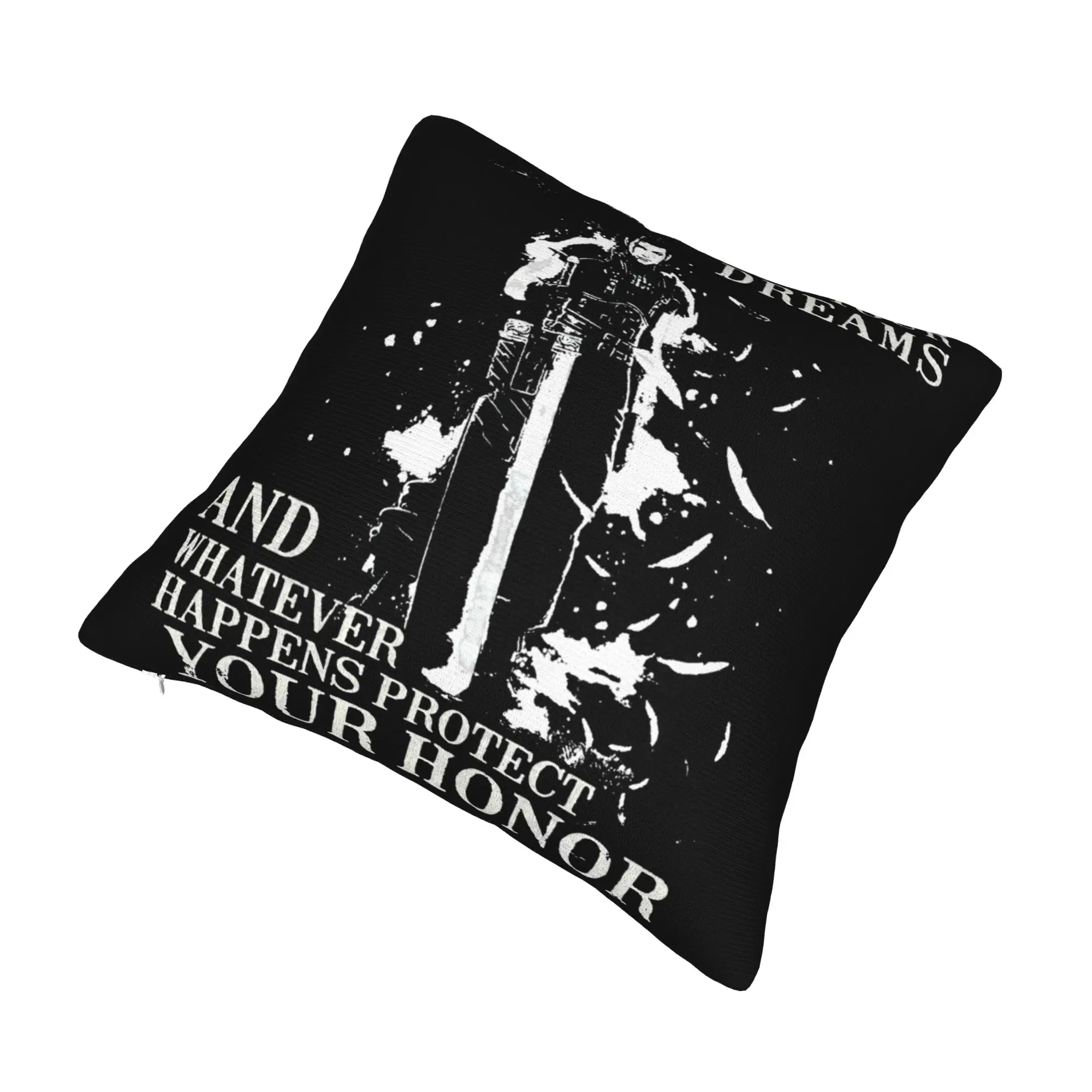 Final Fantasy 7 Pillowcase Soft Polyester Cushion Cover Decoration  Pillow Case Cover Home Zippered 45*45cm