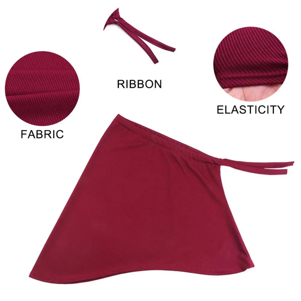 Adjustable Hat 2pcs Adjustable Sun Hat Set with Built-in Drawstring Shawl Extended Brim Turban for Full Coverage Outdoor Travel