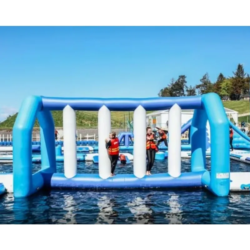 Inflatable Pool Obstacle Course Water Floating Park Games for Team Adults Kids