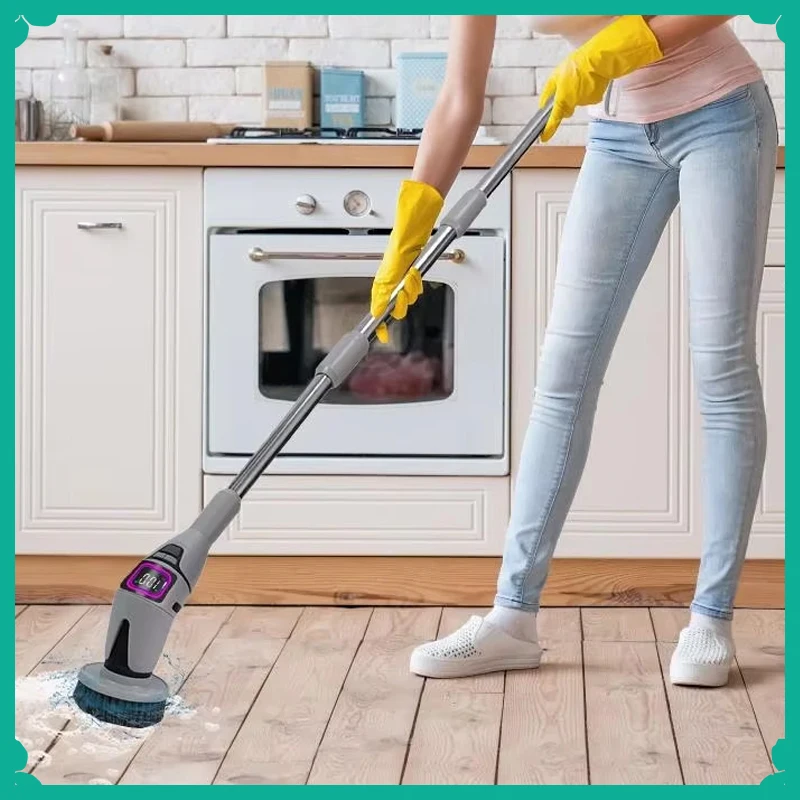 

10-in-1 Electric Cleaning Brush Household Cleaning Brush Multifunctional Bathroom Cleaning Toilet Cleaning With LED Screen